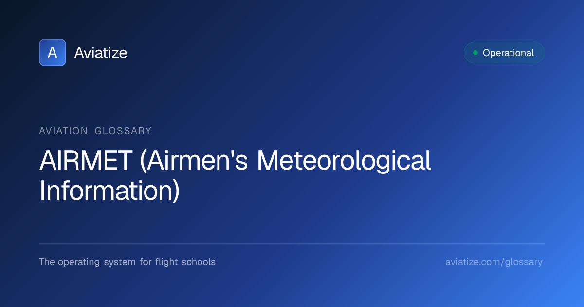 AIRMET Sierra, Tango, Zulu | Aviation Weather Advisories | Aviatize