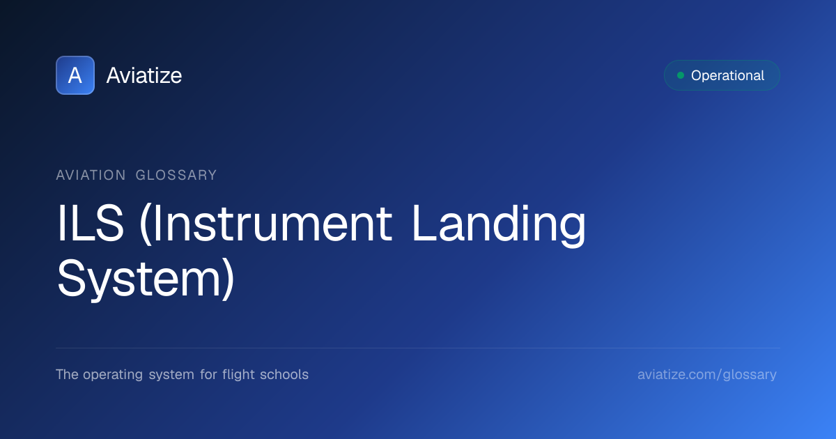 ILS (Instrument Landing System) | Precision Approach Guide | Aviatize