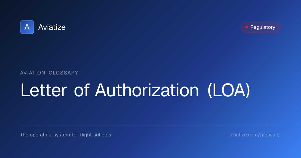 FAA Letter of Authorization (LOA) — RVSM, RNP AR | Aviatize