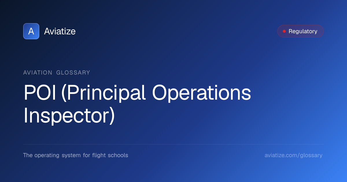 POI (Principal Operations Inspector) | FAA Certificate Management ...
