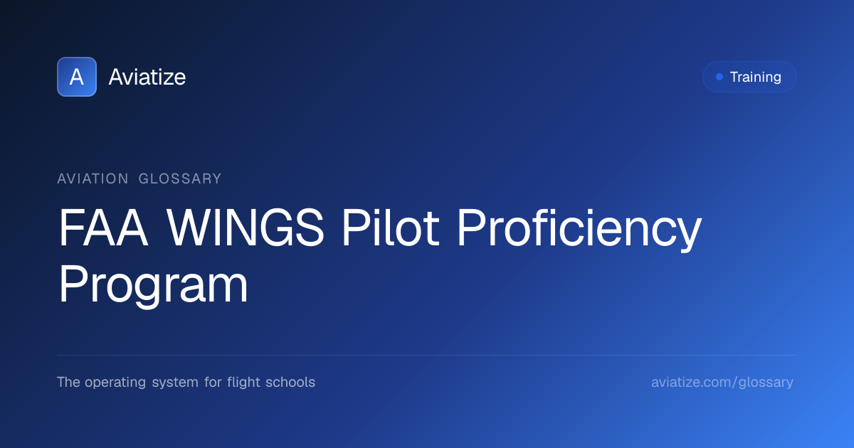 What is the FAA WINGS Pilot Proficiency Program? | §61.56(e) Currency ...